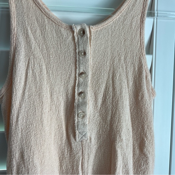 Billabong Fade Away Button-Up Knit romper size large - Picture 3 of 4